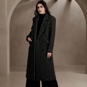NWT LONG WOOL COAT